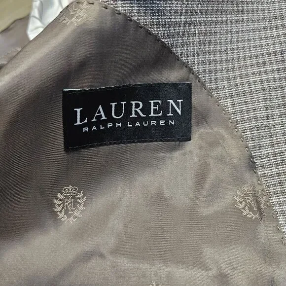 lauren ralph lauren black label Houndstooth Blazer‎ Mens 42L